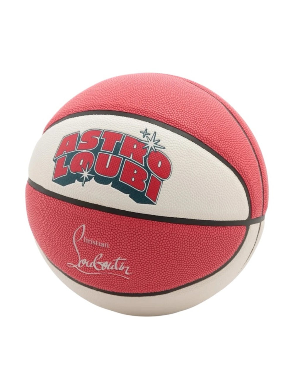 CHRISTIAN LOUBOUTIN Astro Loubi Pink & White Basketball - Picture 5 of 6